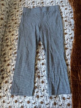 Plaid High Waist Pants